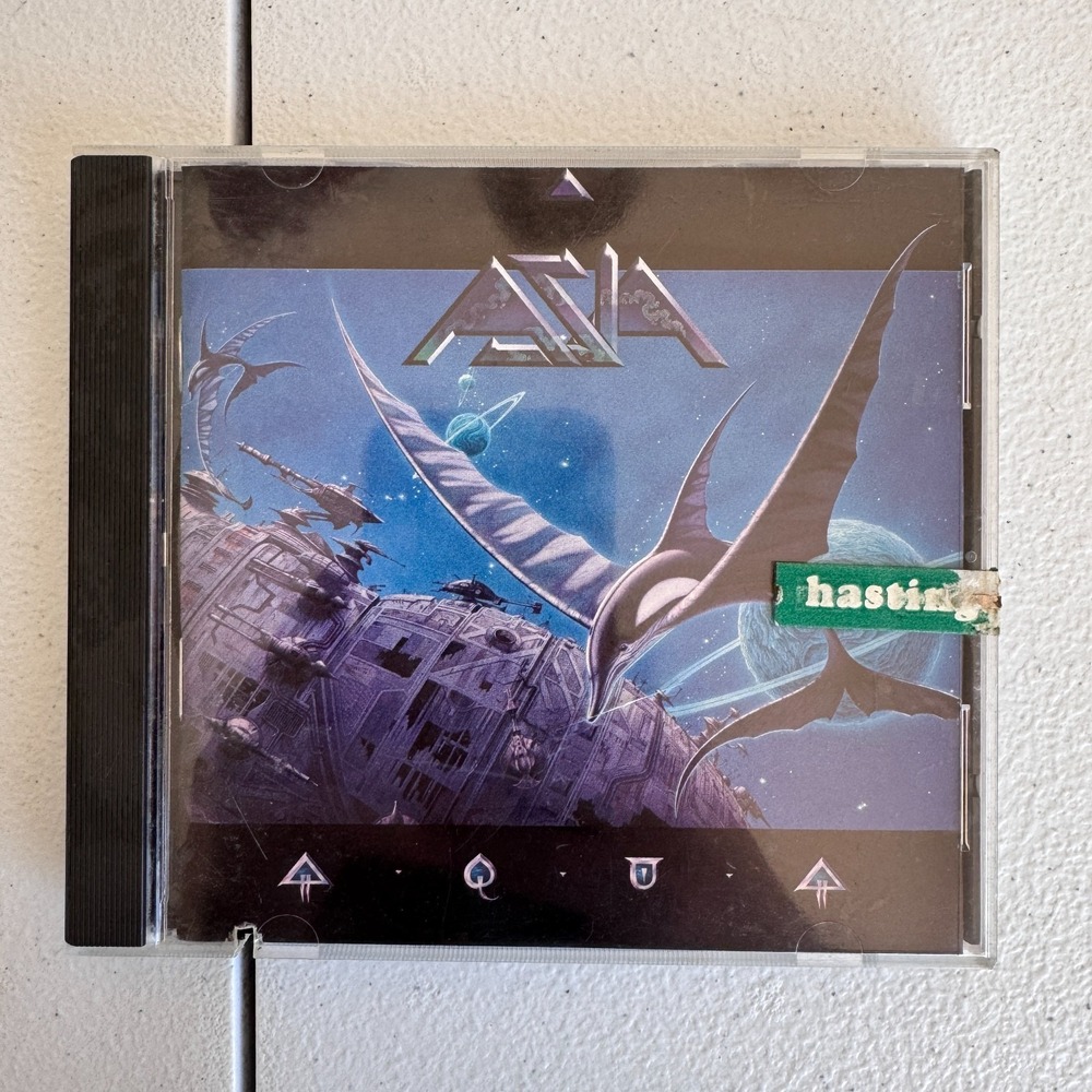 Asia Aqua CD 1992 Progressive Rock Album JRS Records Geoff Downes